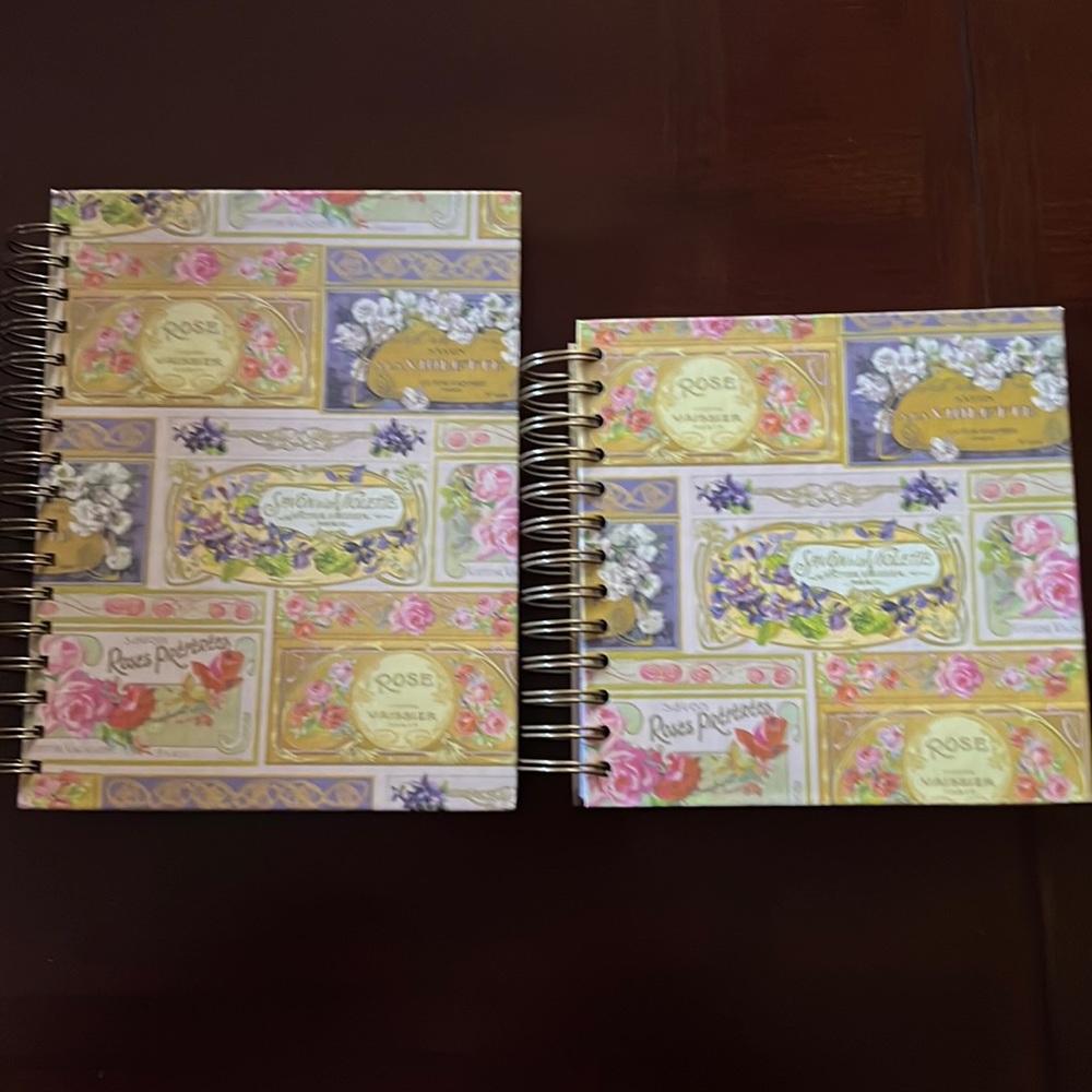 Memory book and matching notebook New